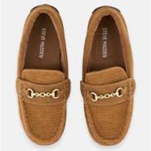 Steve Madden Boys Justinn Leather Bit Loafers